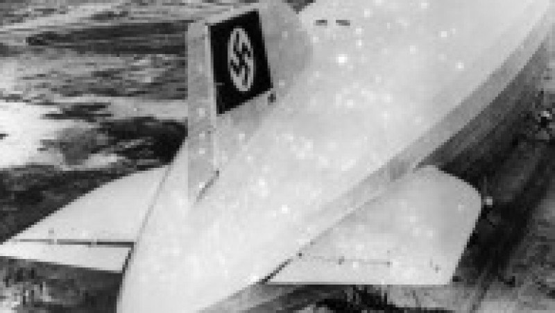 Explozia dirijabilului Hindenburg, produsă pe 6 mai 1937, este unul dintre cele mai cunoscute dezastre aeriene din istorie. Sursa foto: Profimedia Images | Poza 31 din 46