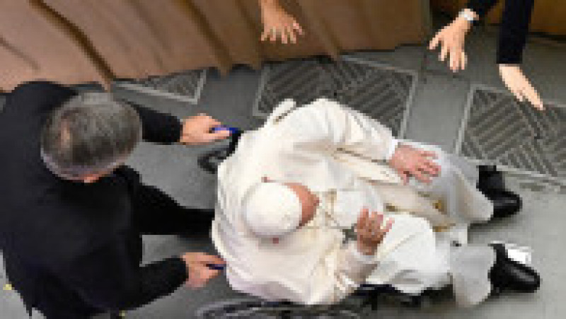 Papa Francisc, pentru prima dată în scaun cu rotile în public. FOTO: Profimedia Images | Poza 4 din 6