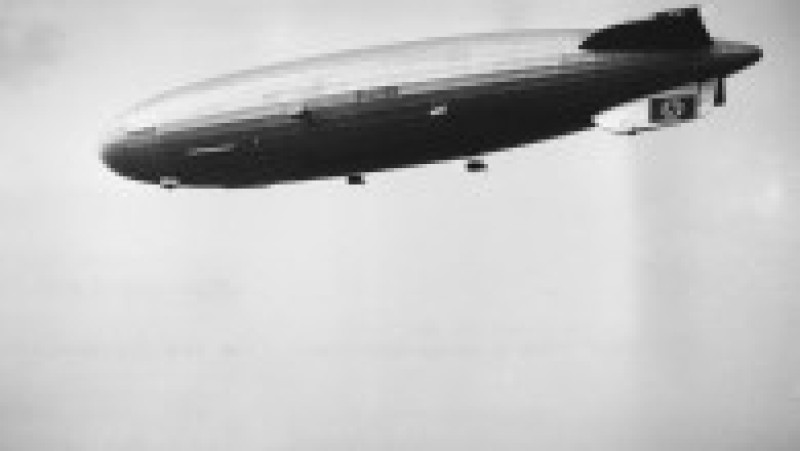 Explozia dirijabilului Hindenburg, produsă pe 6 mai 1937, este unul dintre cele mai cunoscute dezastre aeriene din istorie. Sursa foto: Profimedia Images | Poza 45 din 46