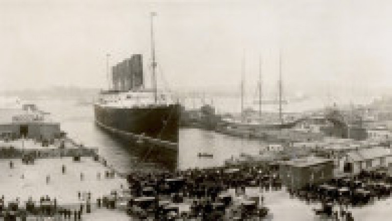 Pe 7 mai 1915 un submarin german U-20 a torpilat și scufundat nava britanică RMS Lusitania. Sursa foto: Profimedia Images | Poza 19 din 38