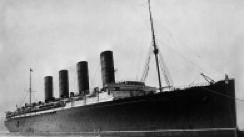 Pe 7 mai 1915 un submarin german U-20 a torpilat și scufundat nava britanică RMS Lusitania. Sursa foto: Profimedia Images | Poza 34 din 38
