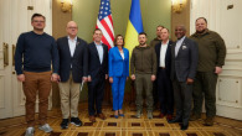 Nancy Pelosi s-a întâlnit cu Volodimir Zelenski la Kiev. FOTO Profimedia Images | Poza 6 din 6