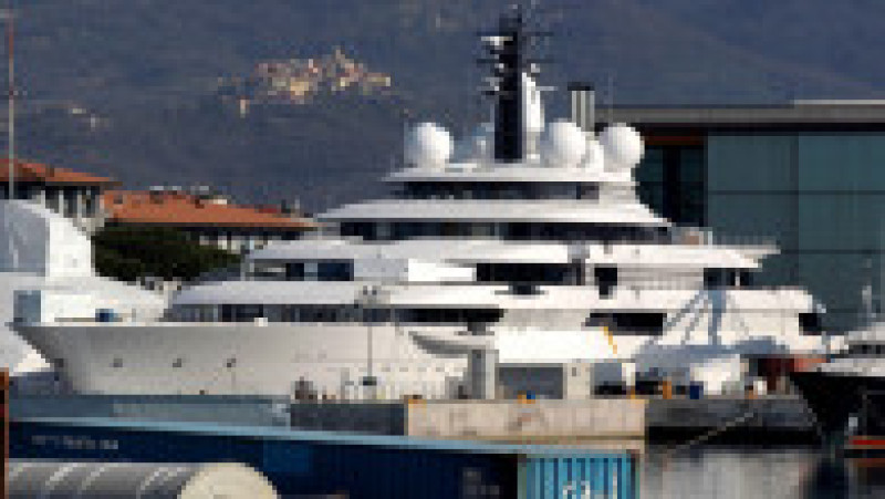 Iahtul Șeherezada a fost pus sub sechestru de autoritățile italiene. Foto: Profimedia Images | Poza 7 din 11