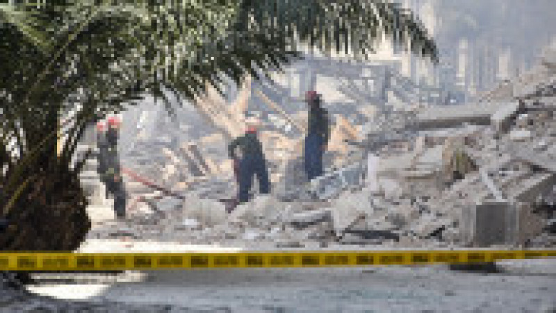 O explozie puternică s-a produs la hotelul de lux „Saratoga” din Havana Foto: Profimedia Images | Poza 5 din 12