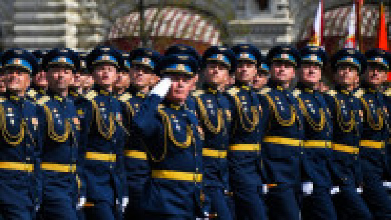 Armata rusă face repetiții pentru parada de Ziua Victoriei în Piața Roșie Foto: Profimedia Images | Poza 20 din 27