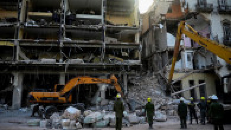 Bilanțul victimelor crește la două zile după explozia care a avut loc la hotelul Saratoga din Havana Foto: Profimedia Images | Poza 1 din 12