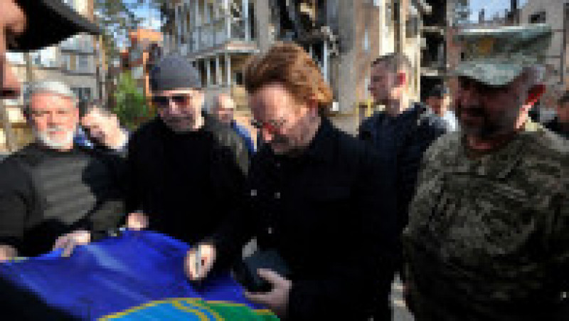 Bono și The Edge, la Irpin Foto: Profimedia Images | Poza 18 din 18