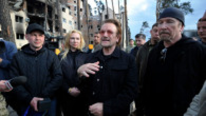 Bono și The Edge, la Irpin Foto: Profimedia Images | Poza 18 din 24