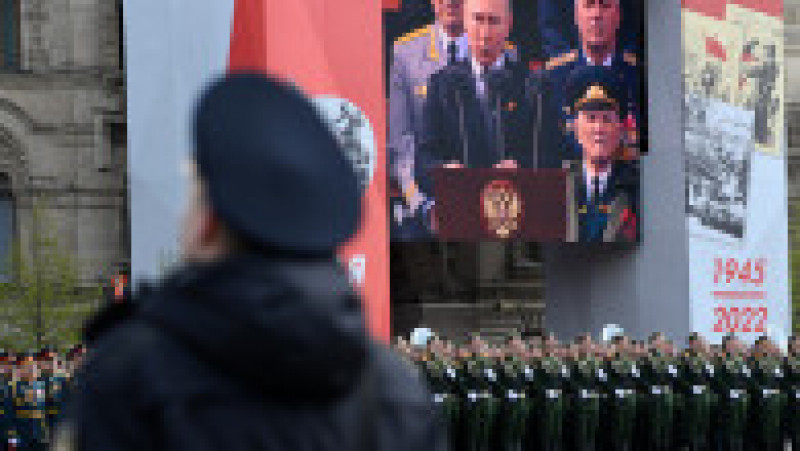 Putin susține discursul în Piața Roșie. Foto: Profimedia | Poza 1 din 13