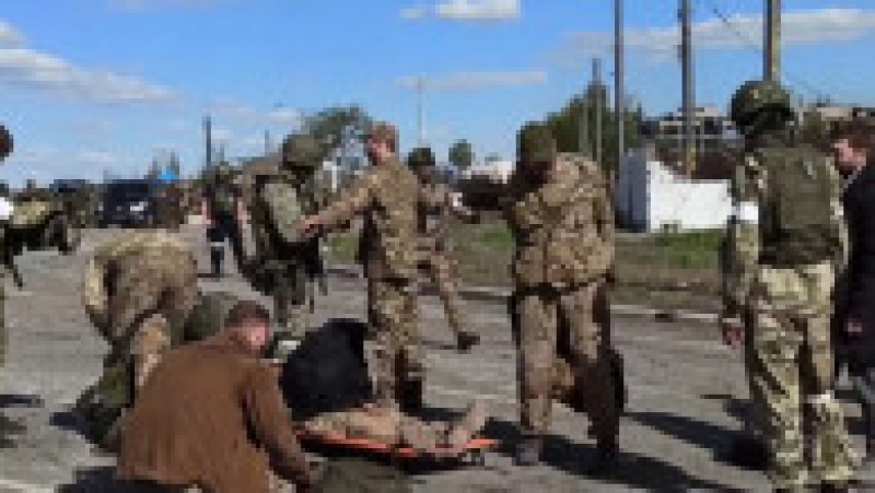 Luptătorii ucraineni de la Azovstal au fost evacuați. Foto: Profimedia Images | Poza 13 din 14