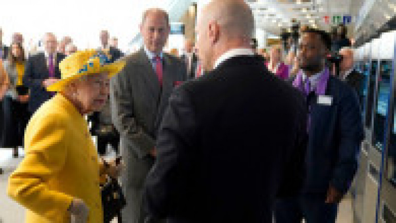 Regina Elisabeta a II-a a inaugurat o linie de metrou ce îi poartă numele. Foto: Profimedia Images | Poza 7 din 8