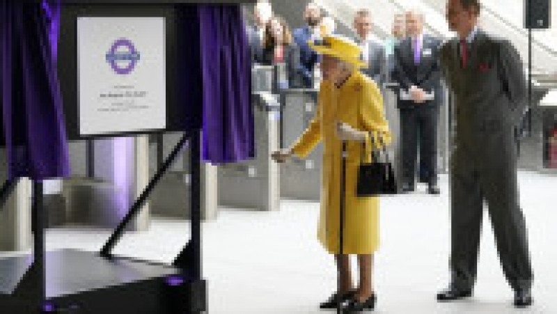 Regina Elisabeta a II-a a inaugurat o linie de metrou ce îi poartă numele. Foto: Profimedia Images | Poza 3 din 8