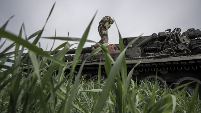 Tanc rusesc distrus la Harkov. Foto: Profimedia