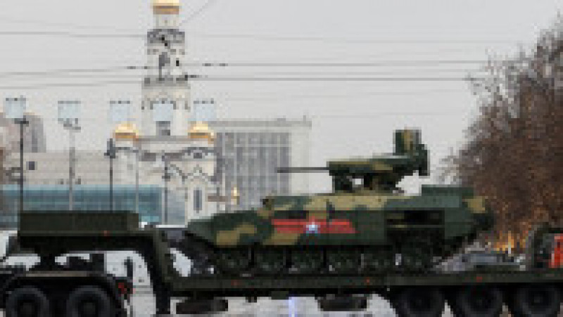 Terminatorul „este un echipament rusesc de marcă”. Rușii nu au decât vreo 9 astfel de tancuri. Foto: Profimedia Images | Poza 3 din 9