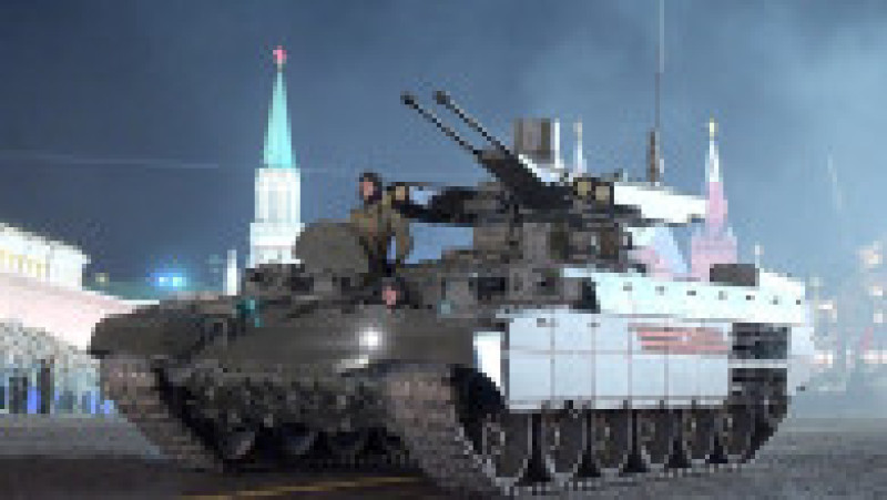 Terminatorul este proiectat să facă treaba infanteriei care sprijină tancurile”, a explicat Crump. „Așadar, este un tanc cu o turelă menită să suprime infanteria inamică”. Foto: Profimedia Images | Poza 7 din 9