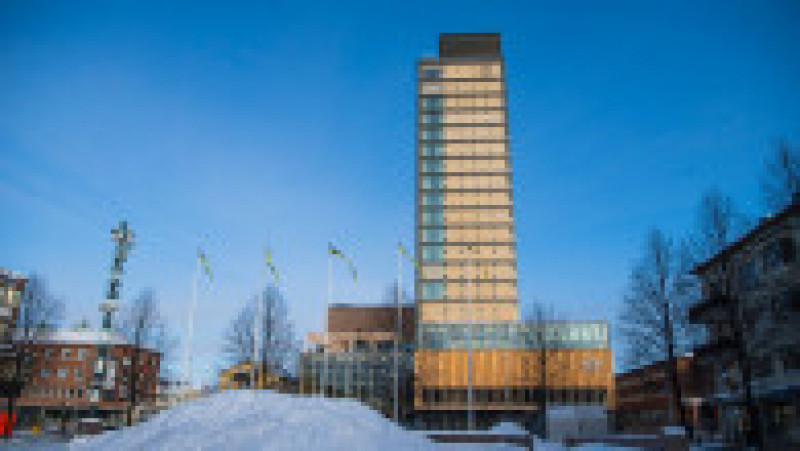 Centrul cultural Sara din Suedia este printre cele mai înalte clădiri din lemn din lume Foto: Profimedia Images | Poza 16 din 17
