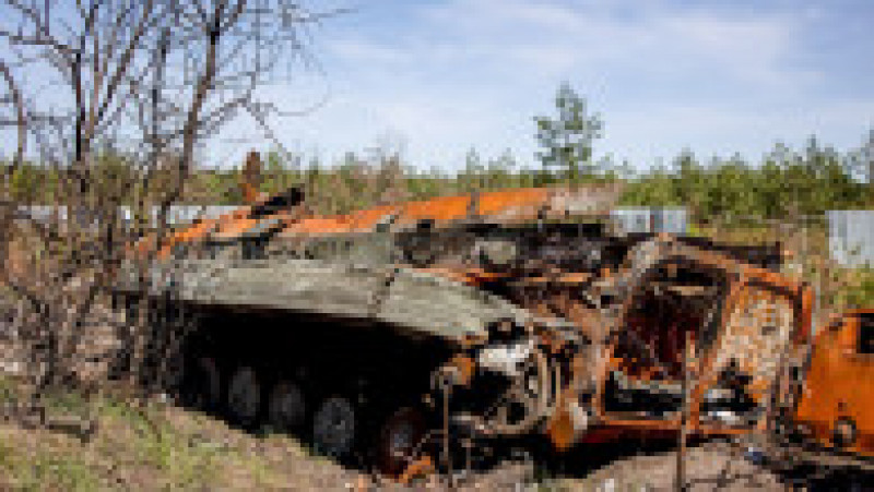 Cimitirul tancurilor rusești de lângă Kiev devine atracție turistică. Foto: Profimedia | Poza 7 din 11
