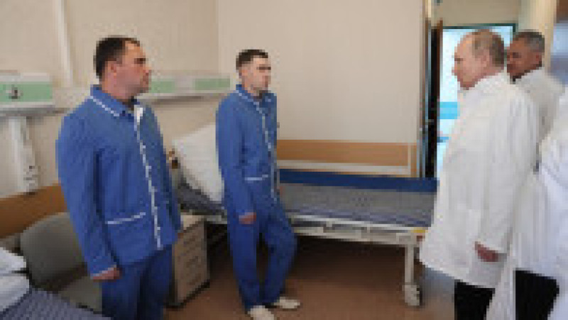 Putin a vizitat pentru prima oară militari ruşi răniţi în Ucraina. Foto: Profimedia Images | Poza 4 din 7
