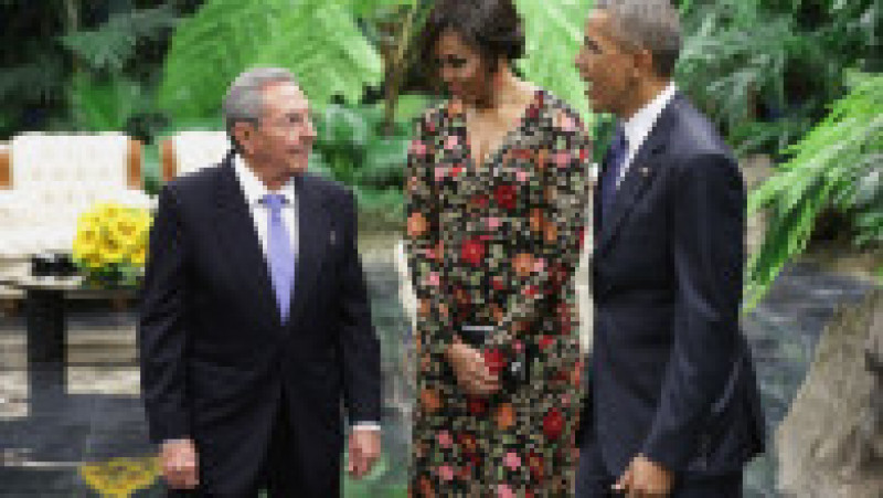 Sotii Obama la dineul oferit de Raul Castro - GettyImages-516874508 | Poza 14 din 19