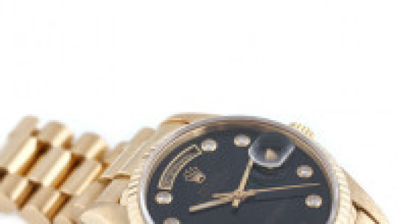 Ceas Rolex din aur care i-a apartinut lui Ion Iliescu. Foto: artmark.ro | Poza 2 din 5