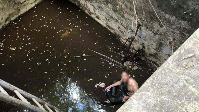 Turist britanic salvat din fantana, in insula Bali. Foto: Facebook / Kuta Bali Info