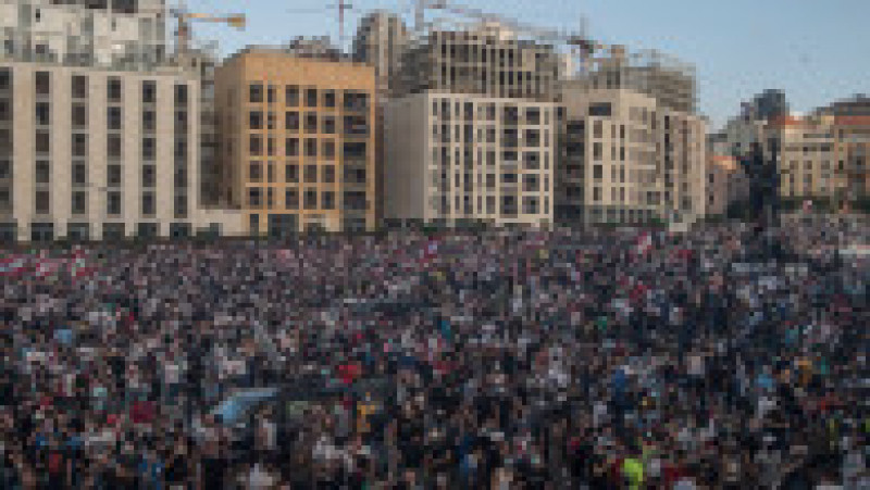 Protestatarii din Beirut cer reforme și demisia guvernului Foto: Profimedia | Poza 7 din 11