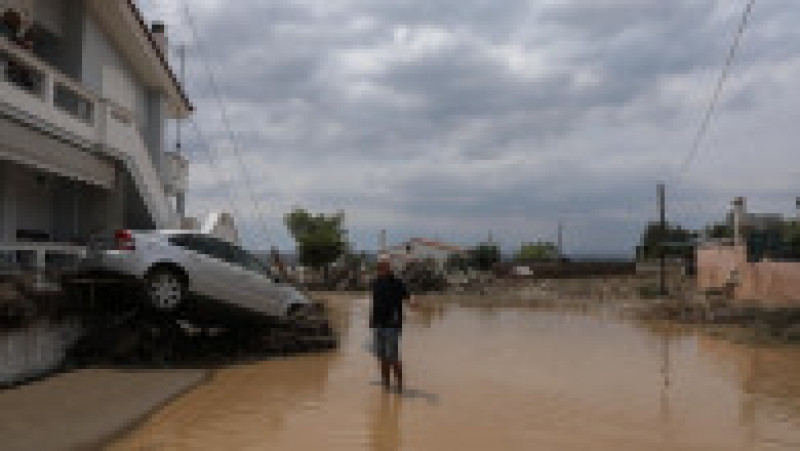 Inundații devastatoare pe insula grecească Evia Foto: Profimedia | Poza 5 din 7