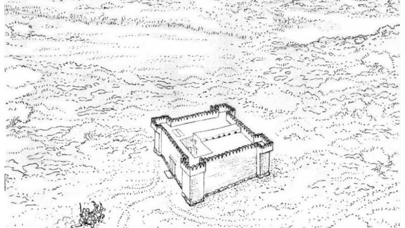 Ruinele fortăreței construite de vechii egipteni. Foto: livescience.com
