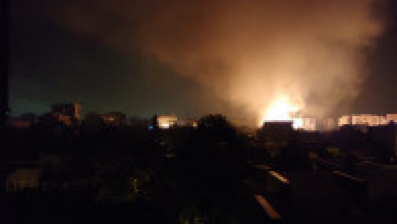 Incendiu pe strada Anestinelor din sectorul 3 al Capitalei. | Poza 5 din 7