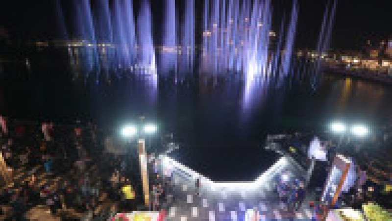 The launching ceremony of the Palm fountain in Dubai | Poza 3 din 3