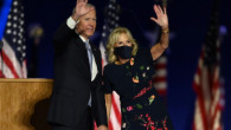 Joe Biden, președintele ales al SUA, și viitoarea primă-doamnă, Jill Biden Foto: Profimedia | Poza 10 din 12