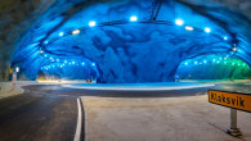 Sensul giratoriu și tunelurile construite pe fundul Oceanului Atlantic în Feroe FOTO: Profimedia Images | Poza 5 din 7