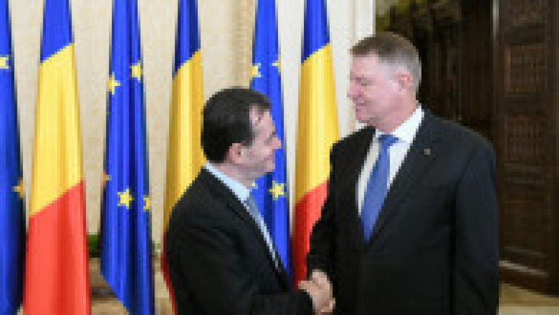 Președintele Klaus Iohannis și președintele PNL, Ludovic Orban. Foto: presidency.ro | Poza 3 din 9