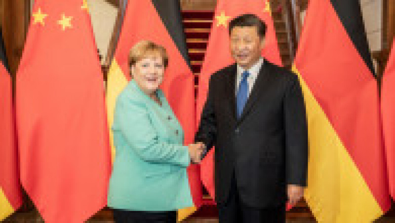 Angela Merkel vrea adoptarea cât mai repede a acordului de investiții UE-China. Foto: Profimedia Images | Poza 35 din 41