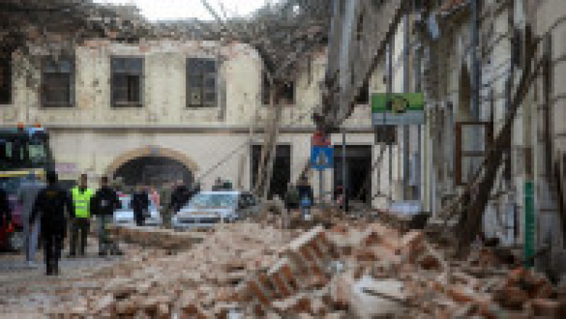 Croația a fost lovită de un puternic cutremur de suprafață. Foto: Profimedia | Poza 2 din 3