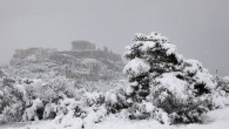 Atena sub zapadă. Foto: Profimedia Images | Poza 1 din 5