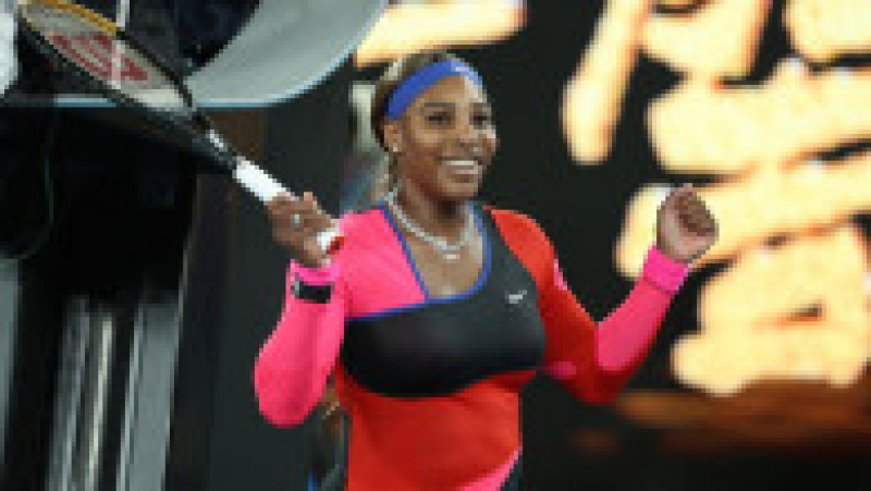 Serena Williams sărbătorește calificarea în semifinalele Australian Open. Sursa foto: Profimedia Images | Poza 7 din 9