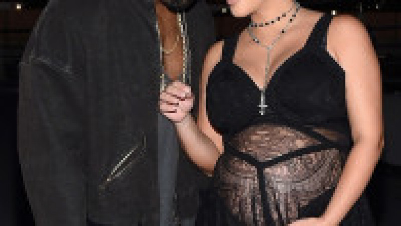 Kanye West și Kim Kardashian, însărcinată, la o gală de modă Givenchy în septembrie 2015 Foto: Guliver/GettyImages | Poza 6 din 9