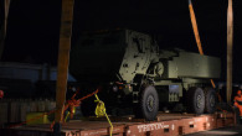 Elemente ale sistemului Himars, descărcate în Portul Constanța. | Poza 5 din 10