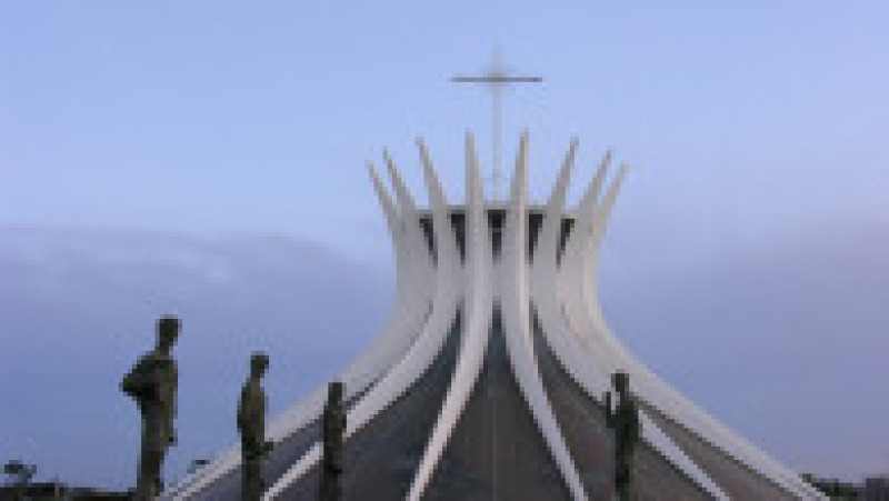 Locul 15. Catedrala din Brasilia, cu o arhitectură atipică, a fost terminată în 1970 și este opera celebrului Oscar Niemeyer Foto: Profimedia | Poza 14 din 26