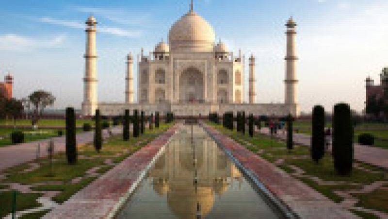 Locul 8. Taj Mahal, cel mai cunoscut monument al Indiei, a fost ridicat în secolul al XVII-lea Foto: Profimedia | Poza 19 din 26