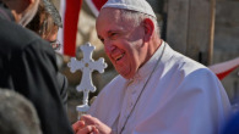 Papa Francisc în Mosul, Irak. Foto: Profimedia Images | Poza 2 din 9
