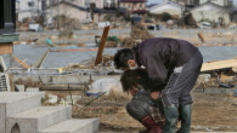 Bilanţul confirmat al triplei catastrofe din 2011 (seism, tsunami şi accident nuclear la Fukushima) era de 15.899 de morţi în decembrie 2020. Sursa foto: Profimedia Images | Poza 16 din 24
