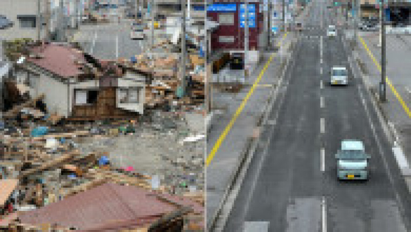 Bilanţul confirmat al triplei catastrofe din 2011 (seism, tsunami şi accident nuclear la Fukushima) era de 15.899 de morţi în decembrie 2020. Sursa foto: Profimedia Images | Poza 2 din 24