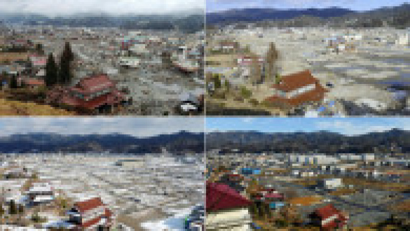 Bilanţul confirmat al triplei catastrofe din 2011 (seism, tsunami şi accident nuclear la Fukushima) era de 15.899 de morţi în decembrie 2020. Sursa foto: Profimedia Images | Poza 1 din 24