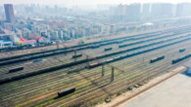 Depoul pentru trenuri de marfă din Zhengzhou, China FOTO: Profimedia Images | Poza 10 din 36