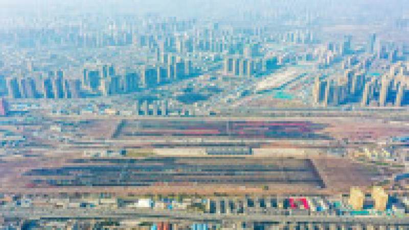 Depoul pentru trenuri de marfă din Zhengzhou, China FOTO: Profimedia Images | Poza 30 din 36