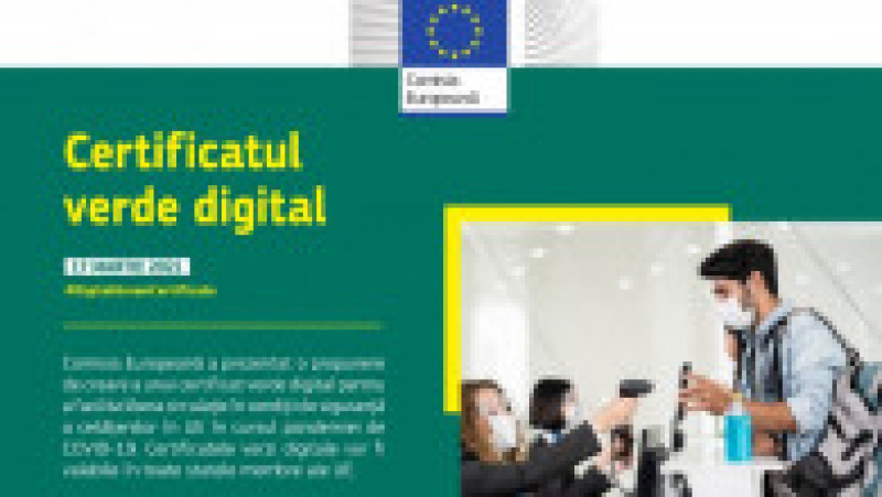 Comisia Europeană a prezentat adeverinţa electronică verde. Foto: CNCAV | Poza 5 din 6
