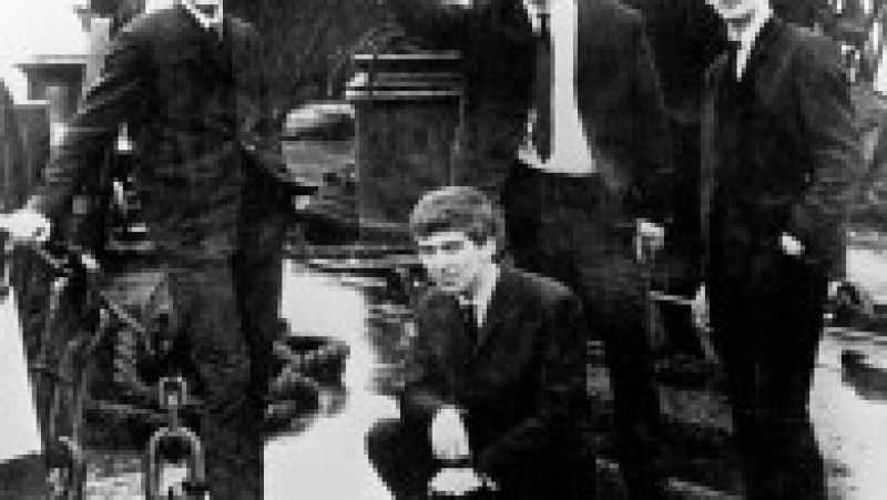 „Beatles”-ii în 1960, la Londra. Foto: Profimedia | Poza 9 din 12