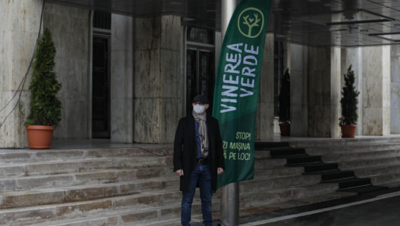 Premierul Florin Cîțu s-a alăturat campaniei „Vinerea verde”. Foto: InquamPhotos / Octav Ganea